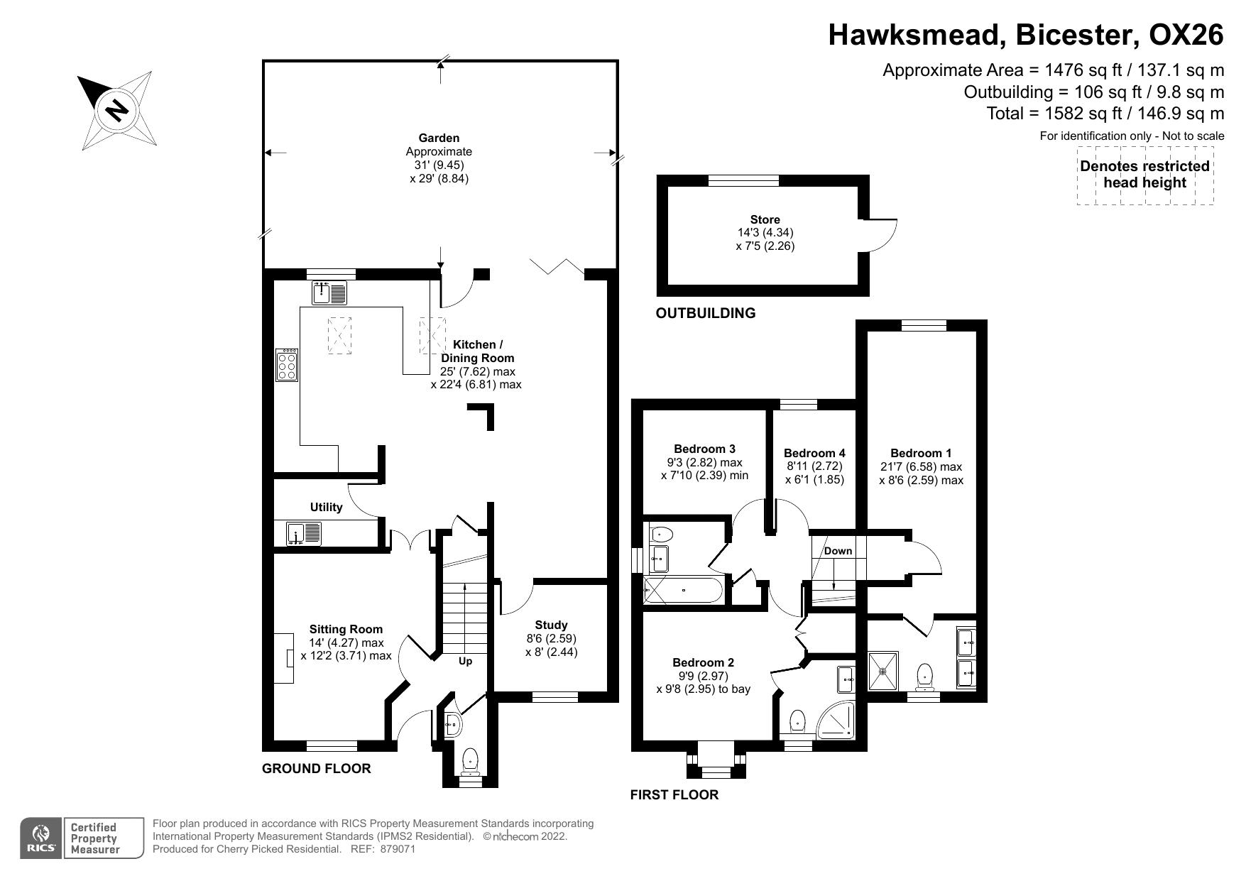 Hawksmead Floorplans